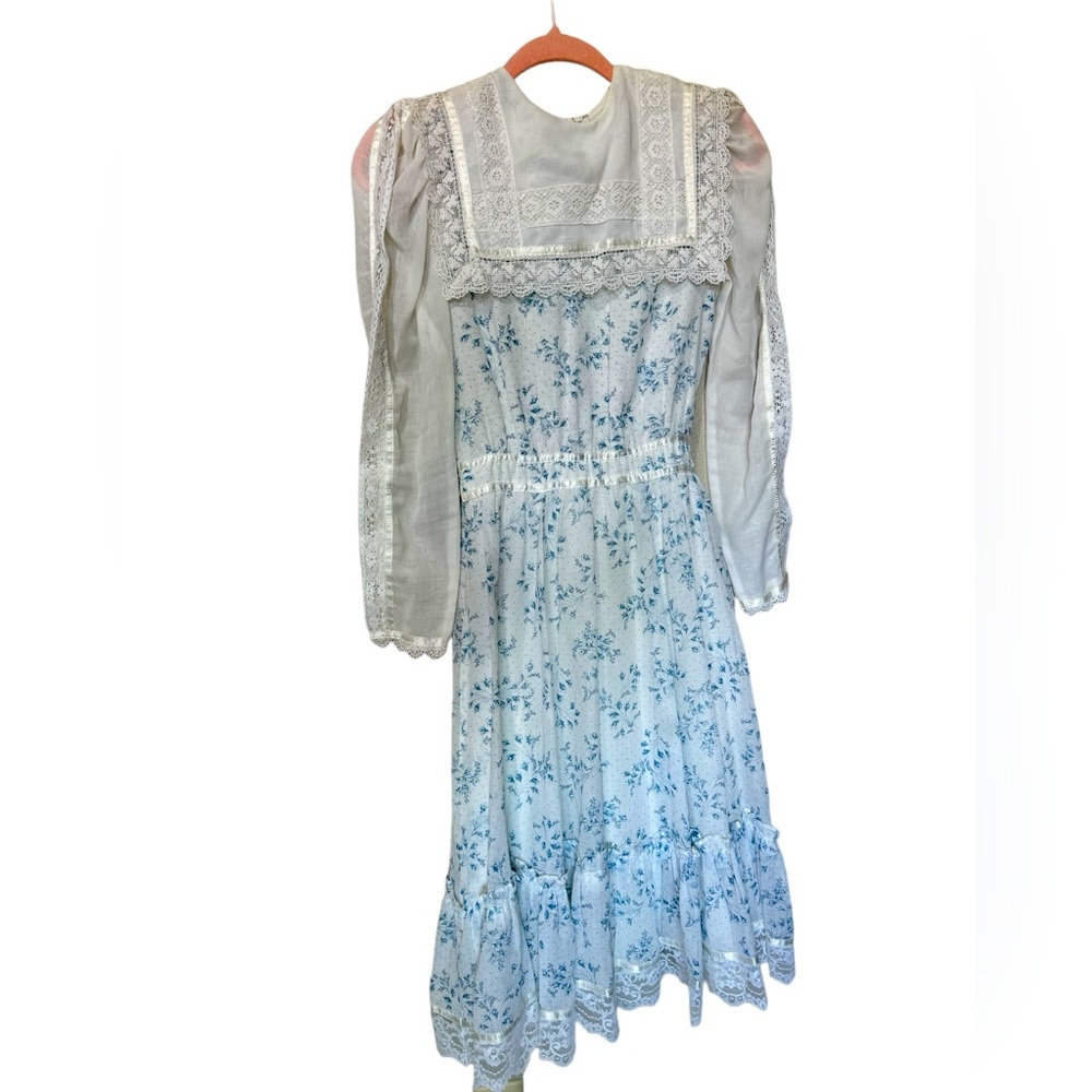 RARE 1960s Gunne Sax Boho Cottagecore Fairycore Peasant Dress
